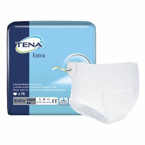 Tena, Unisex Adult Absorbent Underwear Pull On Large Disposable 72332, Count of 16 Tena