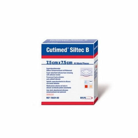 Bsn-Jobst, Hydrogel Dressing Cutimed  Siltec B 6 X 6 Inch Square Sterile, Box Of 10 Bsn-Jobst