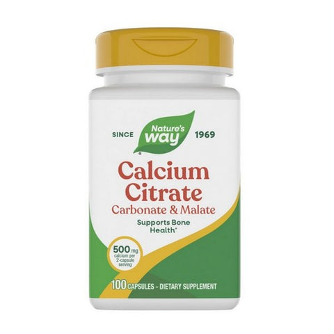 Calcium Citrate, Carbonate And Malate 100 Caps by Nature's Way