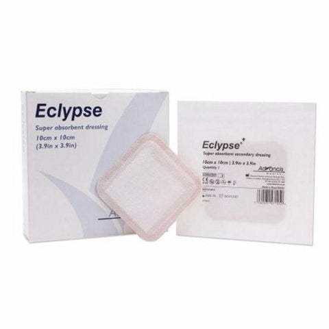 Mediusa, Super Absorbent Wound Dressing Eclypse  Cellulose 4 X 4 Inch, Box Of 20 Mediusa