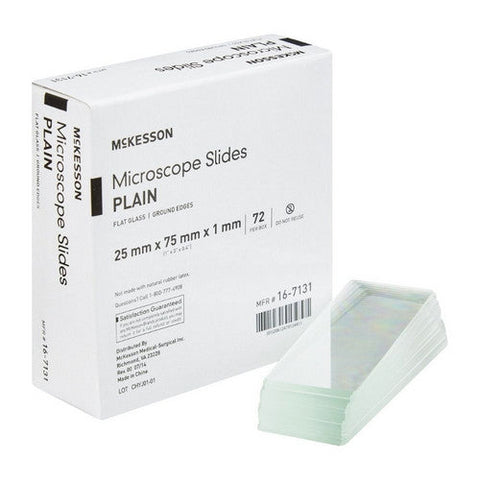 McKesson, Microscope Slide McKesson 1 X 3 Inch X 1 mm Plain, Box Of 1 McKesson