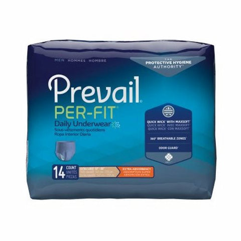 First Quality, Daily Protective Underwear Pull-Up Disposable Adult Diaper for Men Extra Absorbency X-Large, Case Of 4 First Quality