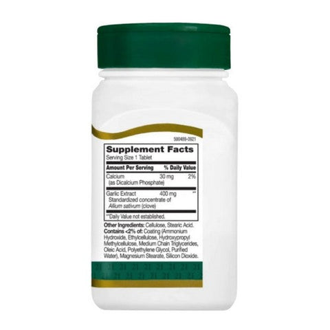 21st Century, Garlic Extract, 60 Tabs 21st Century