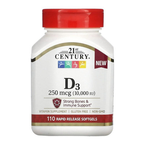Vitamin D3 500 Tabs by 21st Century