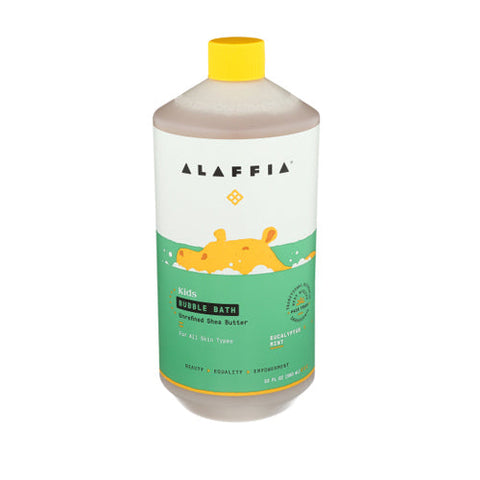 Alaffia, Bubble Bath for Babies Eucalyptus Mint, 32 Oz Alaffia