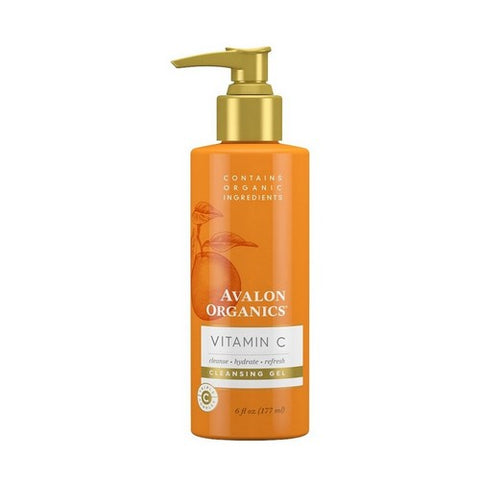 Avalon Organics, Vitamin C Skincare Cleansing Gel, 6 Oz Avalon Organics
