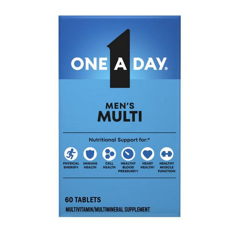 One-A-Day, One A Day Men's Health Formula Multivitamin - Multimineral Tablets, 60 Tabs One-A-Day