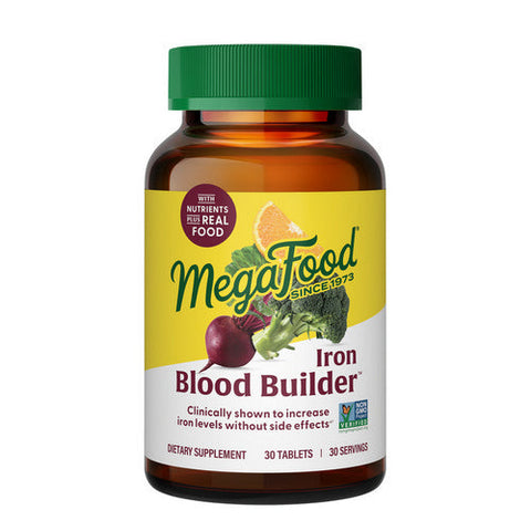 MegaFood, Blood Builder Iron, 30 Tabs MegaFood