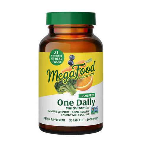 One Daily Multivitamin Iron Free 90 Tabs by MegaFood