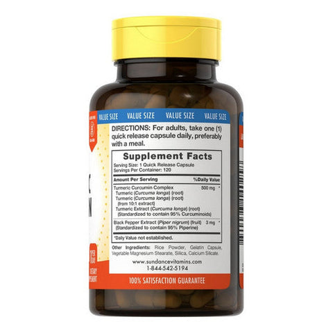 Sundance, Turmeric Curcumin Complex, 120 Caps Sundance