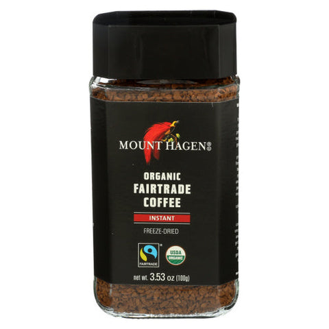 Mount Hagen, Instant Organic Fairtrade Coffee, 3.53 Oz(Case Of 6) Mount Hagen