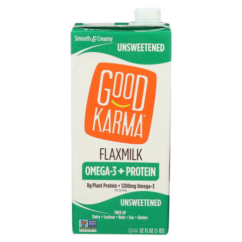 Good Karma, Flax Milk Protein Vanilla, 32 Oz(Case Of 6) Good Karma