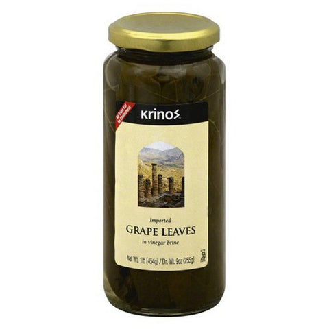 Krinos, Grape Leaves, 16 Oz(Case Of 6) Krinos