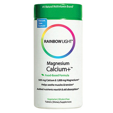 Magnesium Calcium Plus 90 Tabs by Rainbow Light