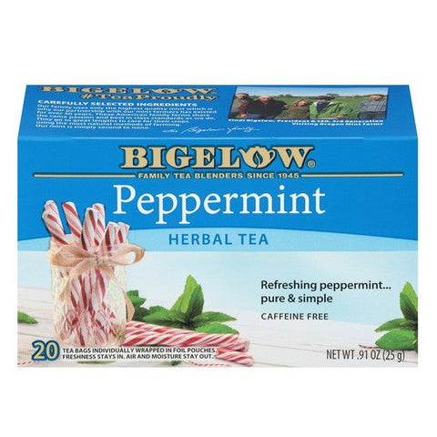 Bigelow, Peppermint Herbal Tea, 0.91 Oz(Case Of 6) Bigelow