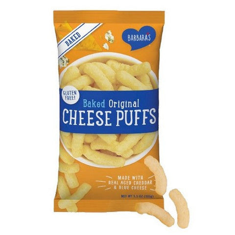 Barbara's, Baked Cheese Puffs Original, 5.5 Oz(Case Of 12) Barbara's