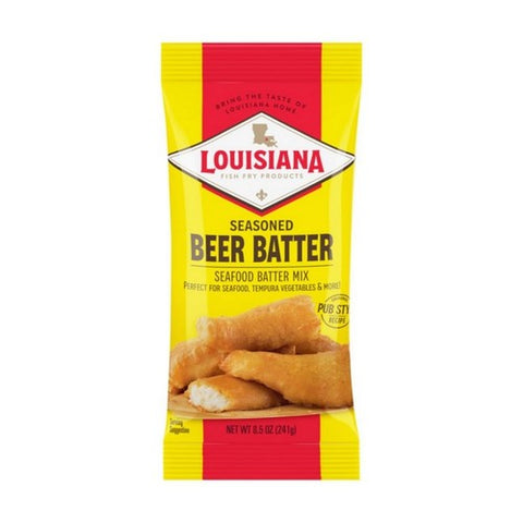 Louisiana Fish Fry, Mix Beer Batter, 8.5 Oz(Case Of 12) Louisiana Fish Fry
