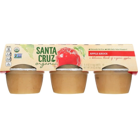 Santa Cruz, Applesauce 6Pk Org, Case of 12 X 24 Oz Santa Cruz