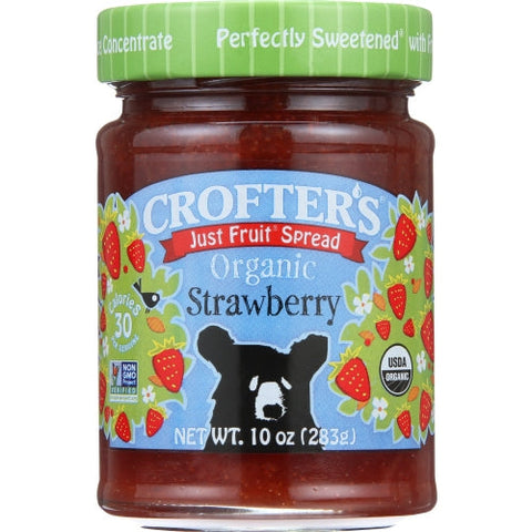 Crofters, Fruit Sprd Strawbry Org, 10 Oz(Case Of 6) Crofters