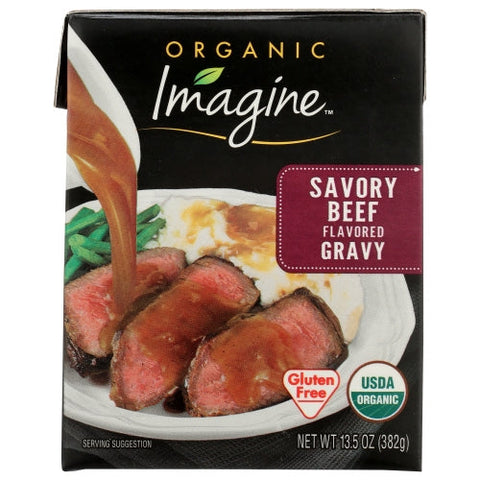 Imagine, Gravy Beef Org, Case of 12 X 13.5 Oz Imagine