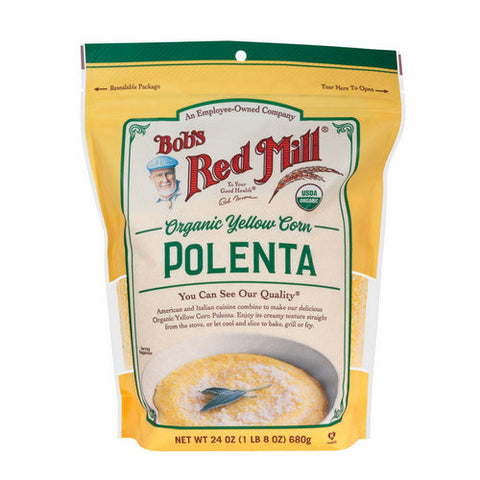 Bobs Red Mill, Organic Yellow Corn Polenta, 24 Oz(Case Of 4) Bobs Red Mill