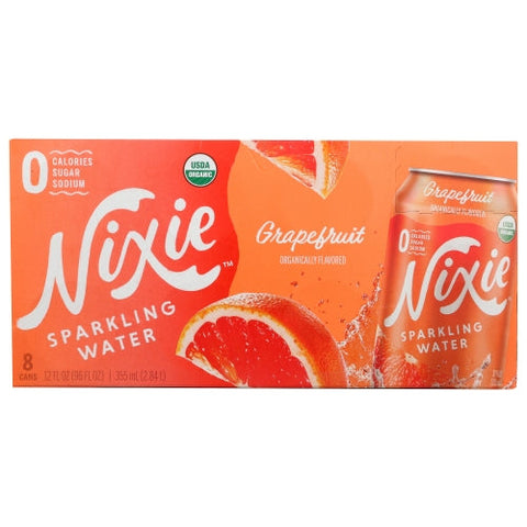 Nixie, Water Sprk Grpfruit 8Pk, Case of 3 X 96 Oz