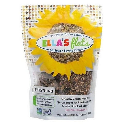 Ellas Flats, Crackers Sesame, 4.8 Oz(Case Of 6) Ellas Flats