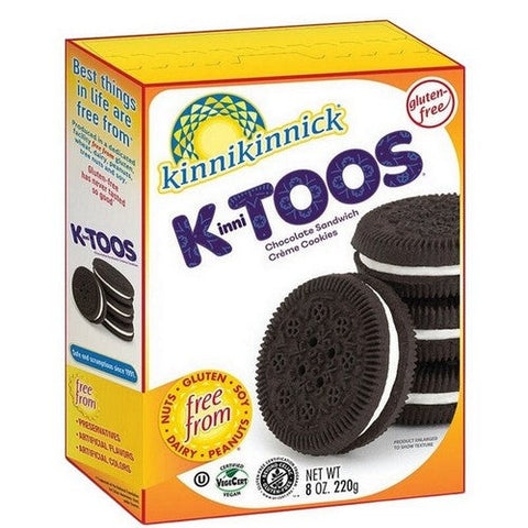 Kinnikinnick, C Hocolate Sandwich Cream Cookies, 8 Oz(Case Of 6) Kinnikinnick