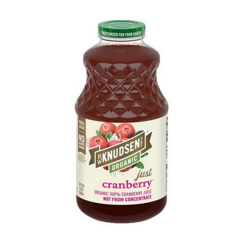 Rw Knudsen Family, Organic Just Cranberry Juice, Case of 6 X 32 Oz Rw Knudsen Family