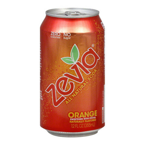 Zevia, Soda Orange, Case of 4 X 72 Oz Zevia