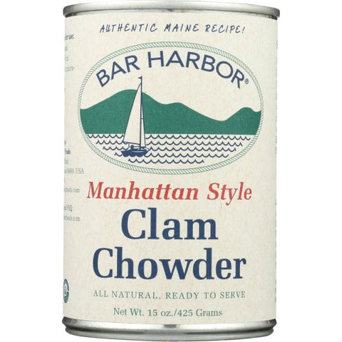 Bar Harbor, Manhatten Clam Chowder, 15 Oz Bar Harbor