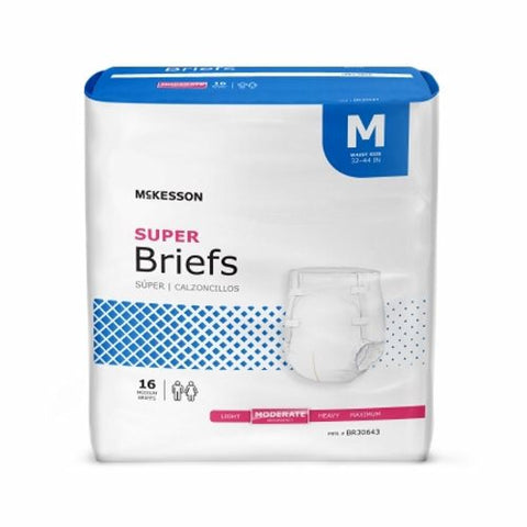 McKesson, Unisex Adult Incontinence Brief X-Large Disposable Heavy Absorbency, Count of 15 McKesson