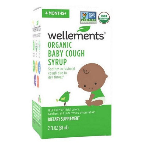 Wellements, Organic Baby Cough and Mucus Syrup, 2 Oz Wellements