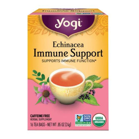Yogi, Organic Echinacea Immune Support, 16 Bags Yogi