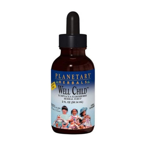 Planetary Herbals, Well Child Echinacea-Elderberry Syrup, 2 Fl Oz Planetary Herbals