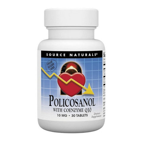 Source Naturals, Policosanol, w/CoQ10 30 Tabs Source Naturals