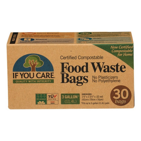 If You Care, Certified Compostable Food Waste Bags, 30 Count If You Care