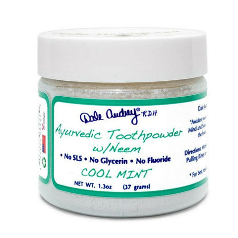 Dale Audrey, Toothpowder Cool Mint with Neem, 1.3 Oz Dale Audrey