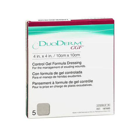 Convatec, Duoderm CGF Wound Dressing, 4 X 4 inch 5 Count Convatec