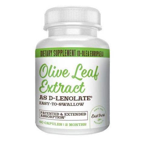 East Park Naturals, Olive Leaf d-Lenolate, 120 mg, 60 Caps East Park Naturals