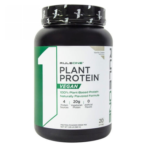 Rule 1, R1 Plant Protein Vanilla CrÃ¨me, 1.28 Lbs Rule 1