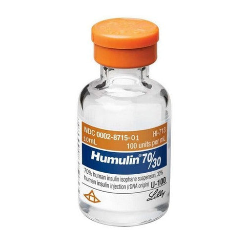 Eli Lilly And Company, Humulin 70-30 Vial, 10 Oz Eli Lilly And Company