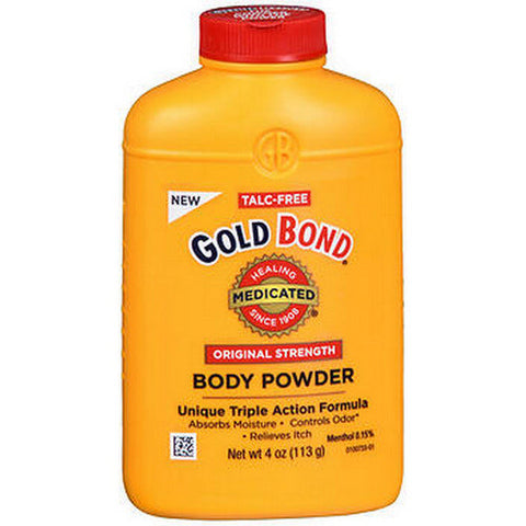 Gold Bond, Medicated Body Powder Original Strength, 4 Oz Gold Bond