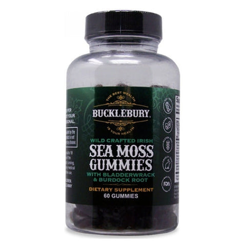 Bucklebury, Irish Sea Moss Gummies, 60 Count Bucklebury