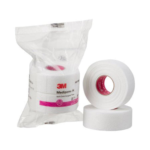 3M, Medipore H Cloth Medical Tape 1 Inch x 10 Yard White, 1 Roll 3M