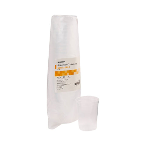 McKesson, Specimen Container 192 mL, 192 Ml, (6.5 Oz ) Box Of 25