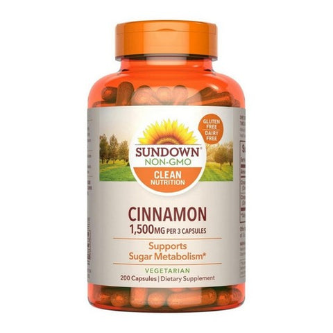 Sundown Naturals, Cinnamon, 1500 mg, 200 Count Sundown Naturals