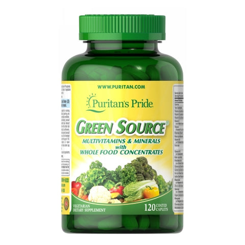 Green Source Multivitamin & Minerals 120 Caplets by Puritan's Pride