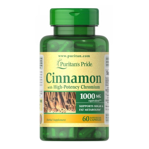 Puritan's Pride, Cinnamon Complex with High Chromium, 240 Rapid Release Softgels Puritan's Pride