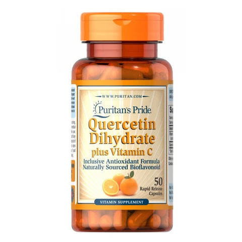 Puritan's Pride, Quercetin Dihydrate Plus Vitamin C, 1400 mg, 9 ml Puritan's Pride